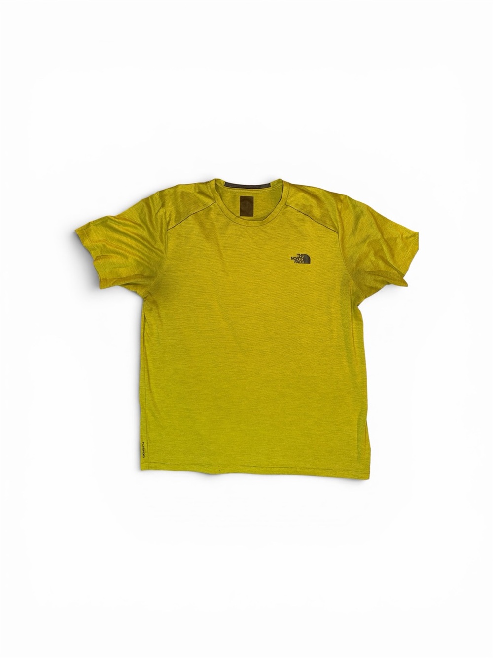 The North Face Men's Short-Sleeve Crew T-Shirt in Bright Lime-FLASH DRY